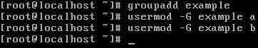 linux usermod groupadd commands
