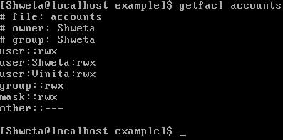 getfacl linux commands