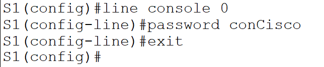 console password