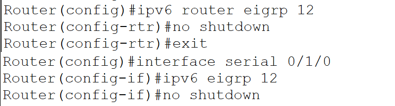 EIGRPv6 protocol