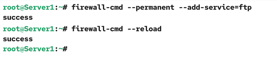 Allowing the ftp through the firewall