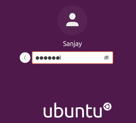 GUI login Ubuntu