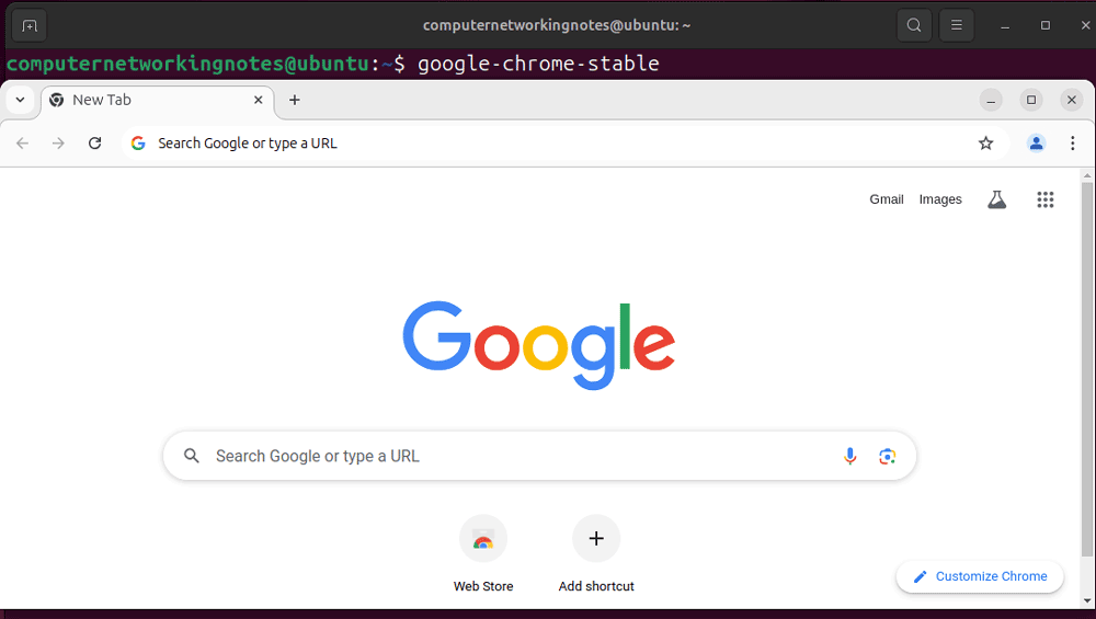 starting chrome