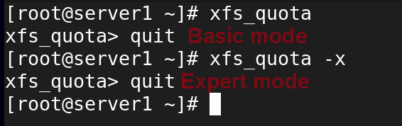 interactive mode