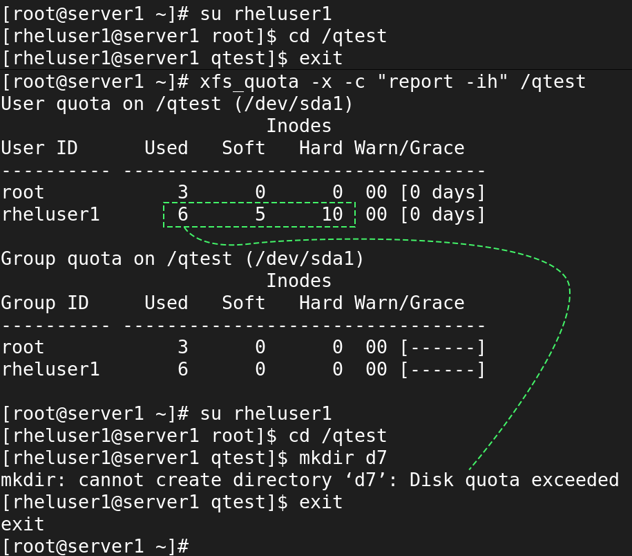 testing inode limit