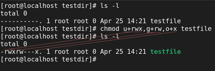 changing multiple permissions