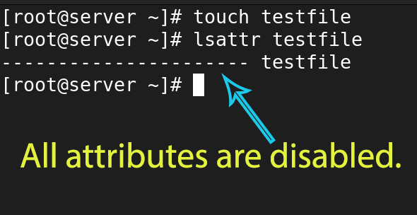 listing file attributes
