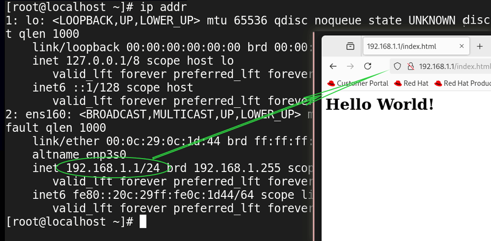 accessing a web page