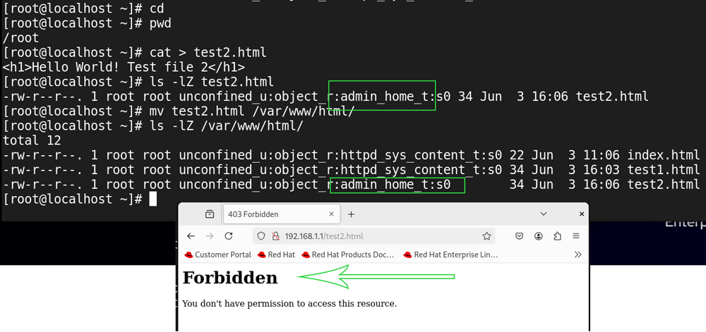SELinux not allowed