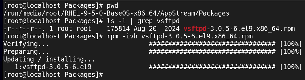 Installing a package
