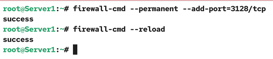 Firewall reload