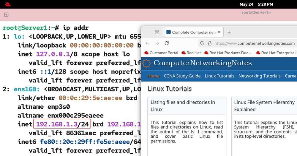 Accessing a website