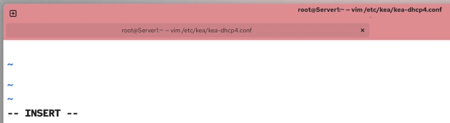 Empty configuration file