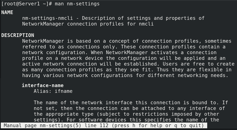 man nm-settings