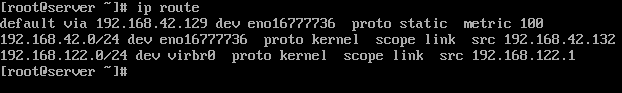 the ip route command