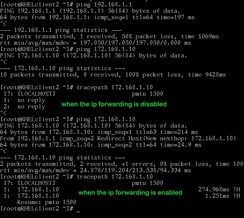 testing connectivity