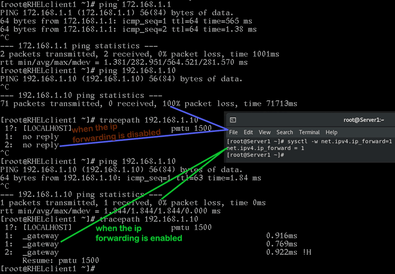 testing connectivity
