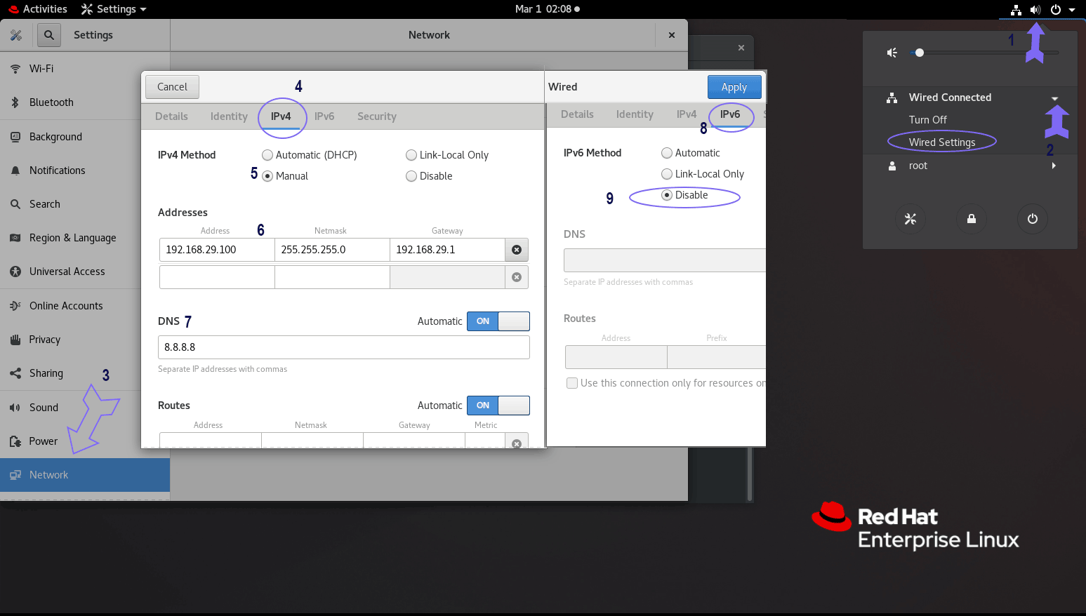 IP configuration
