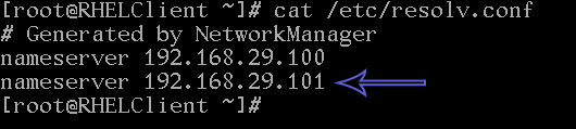 Verifying the name server IP addresses