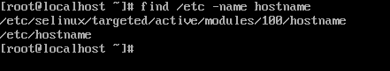 the find command