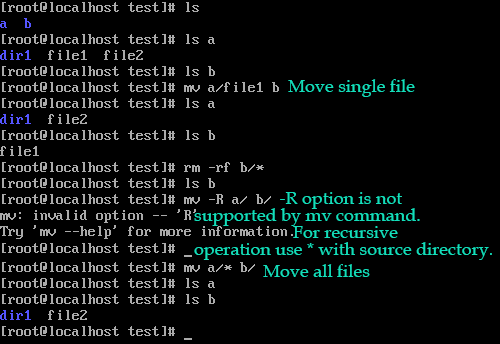 the mv command