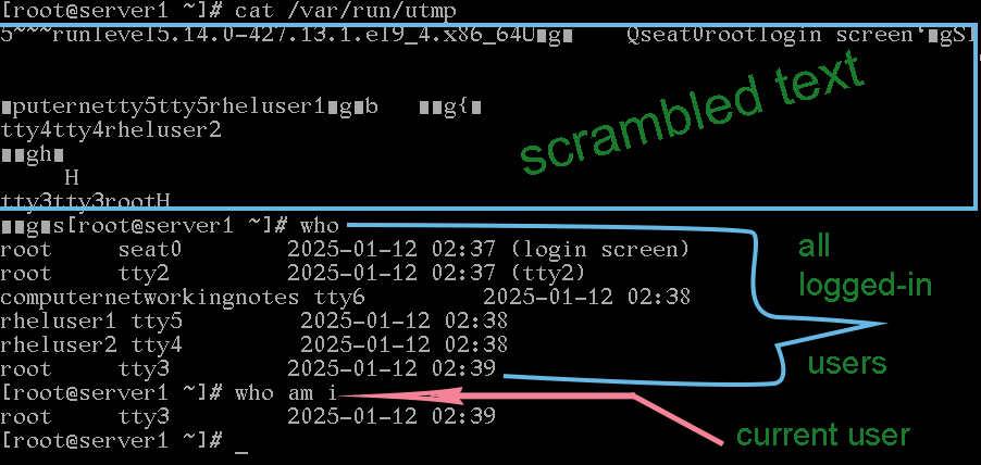 Linux system administration commands Example 1
